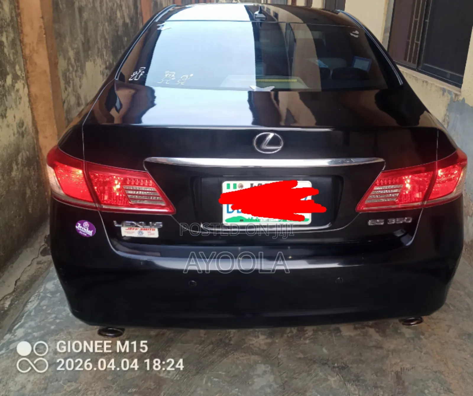 Lexus ES 350 2010 Black
