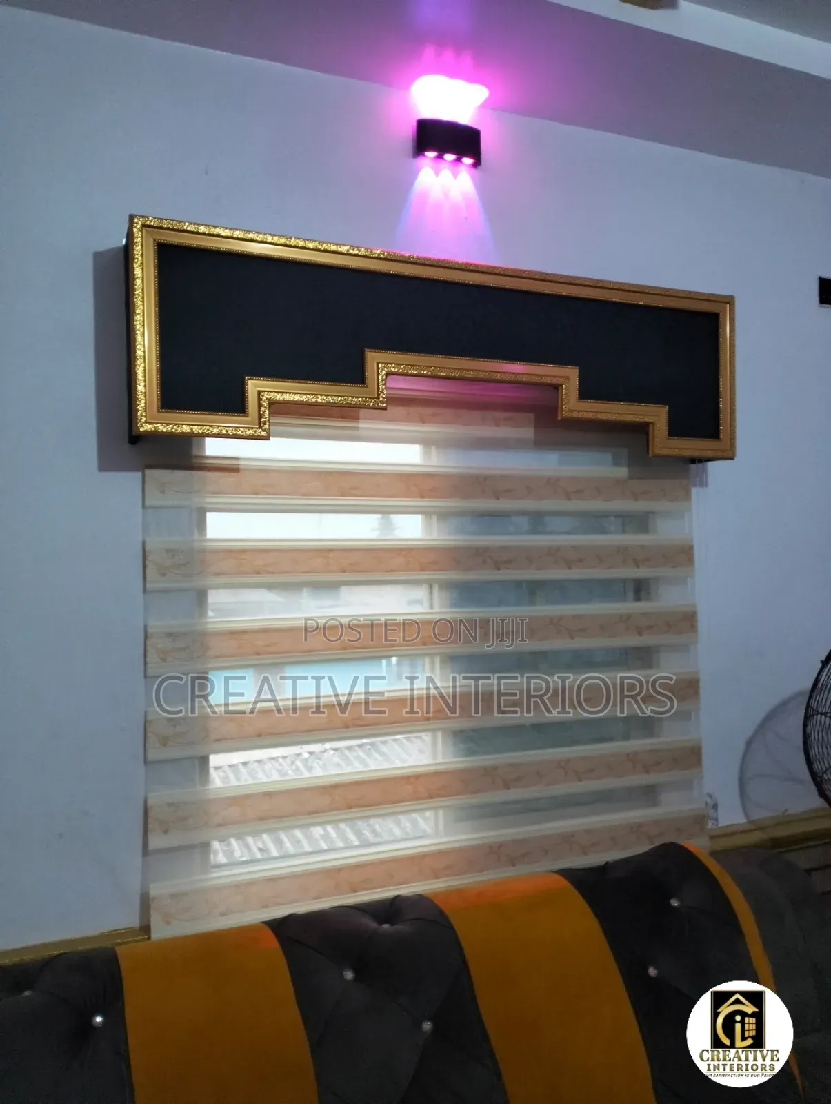 Luxury Window Blinds With Board Frame