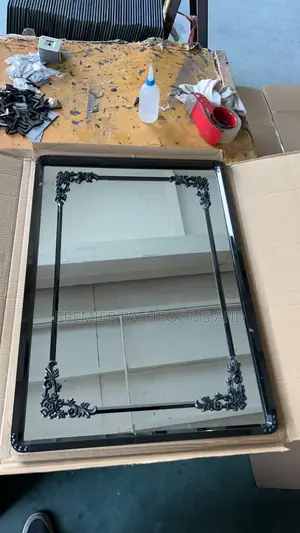 Design Bathroom Mirror Black