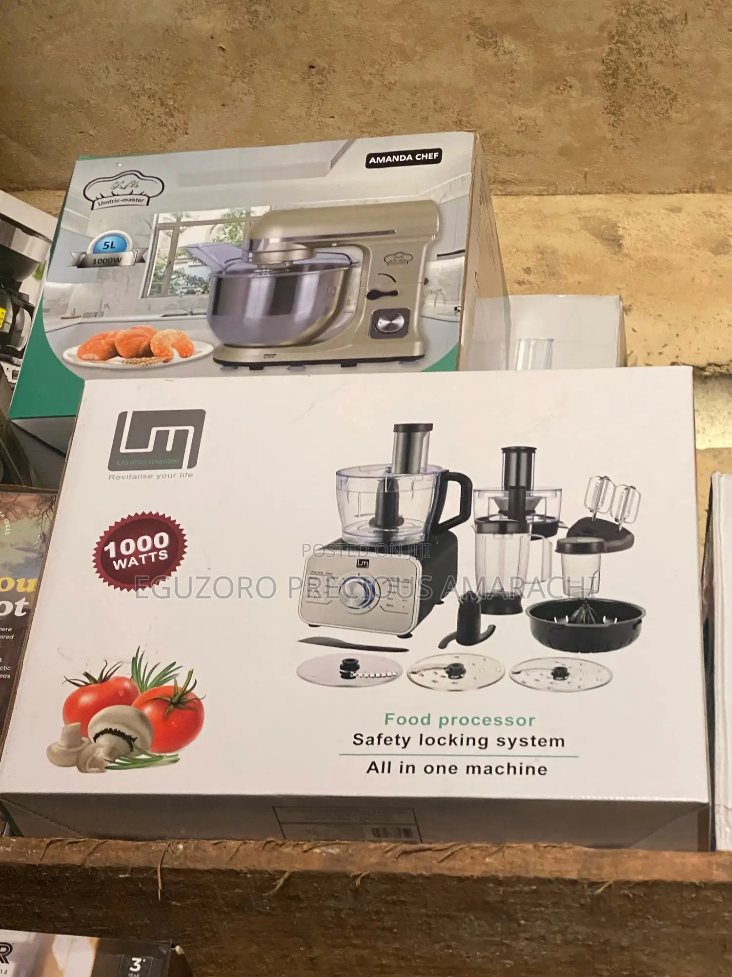 Umtricmaster All in One Food Processor With Juice Extractor-1000w