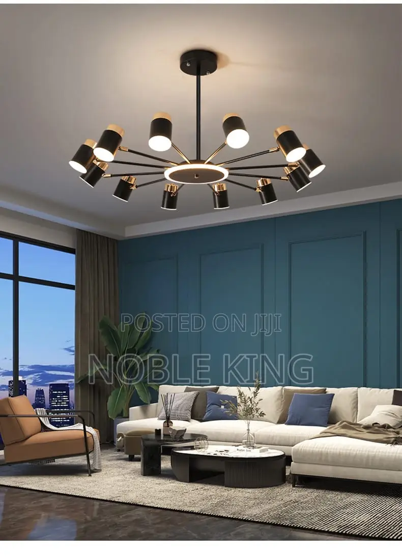 Nordic Circular Branch Spotlight Adjustable Acrylic Led Ceiling Light