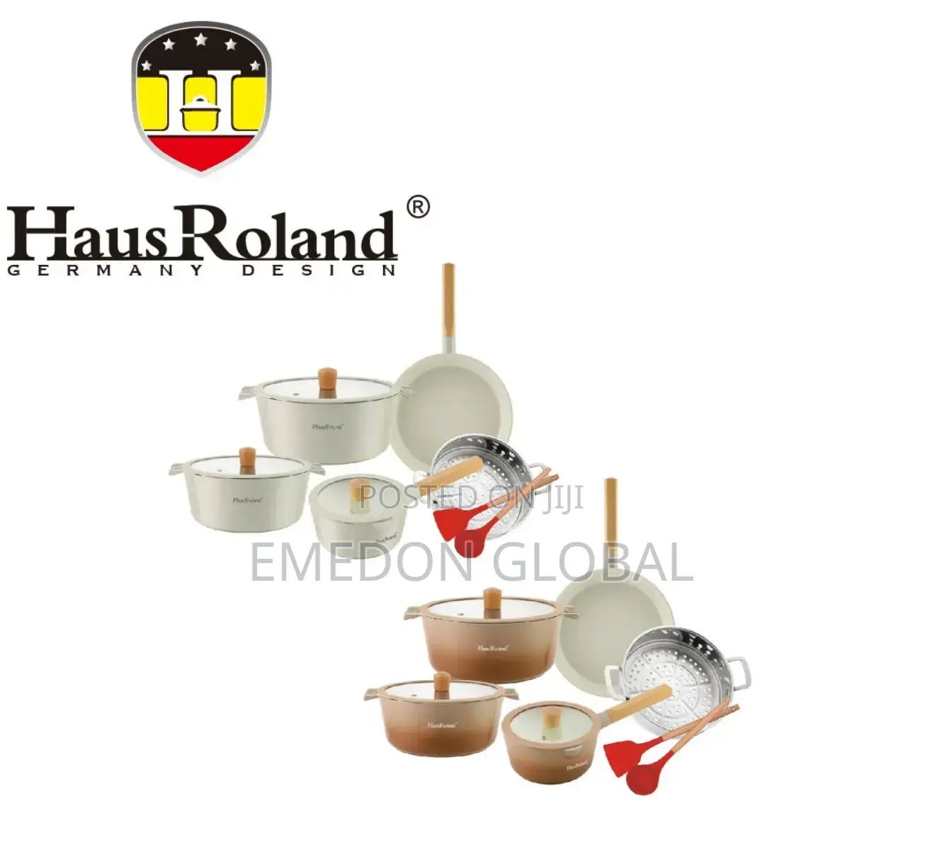 Haus Roland German Design Cookware Set,