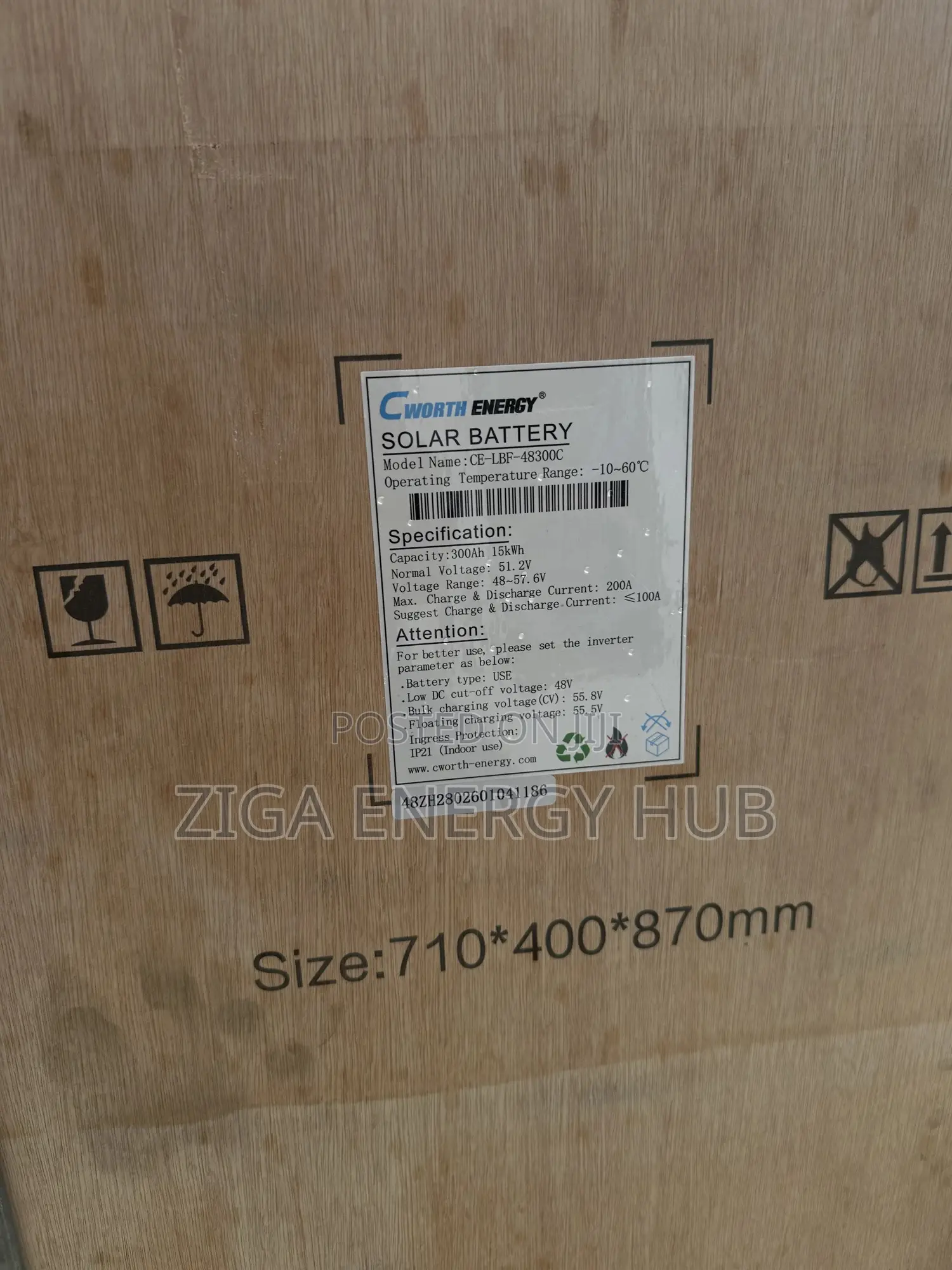 15kwh C Worth Lithium Battery