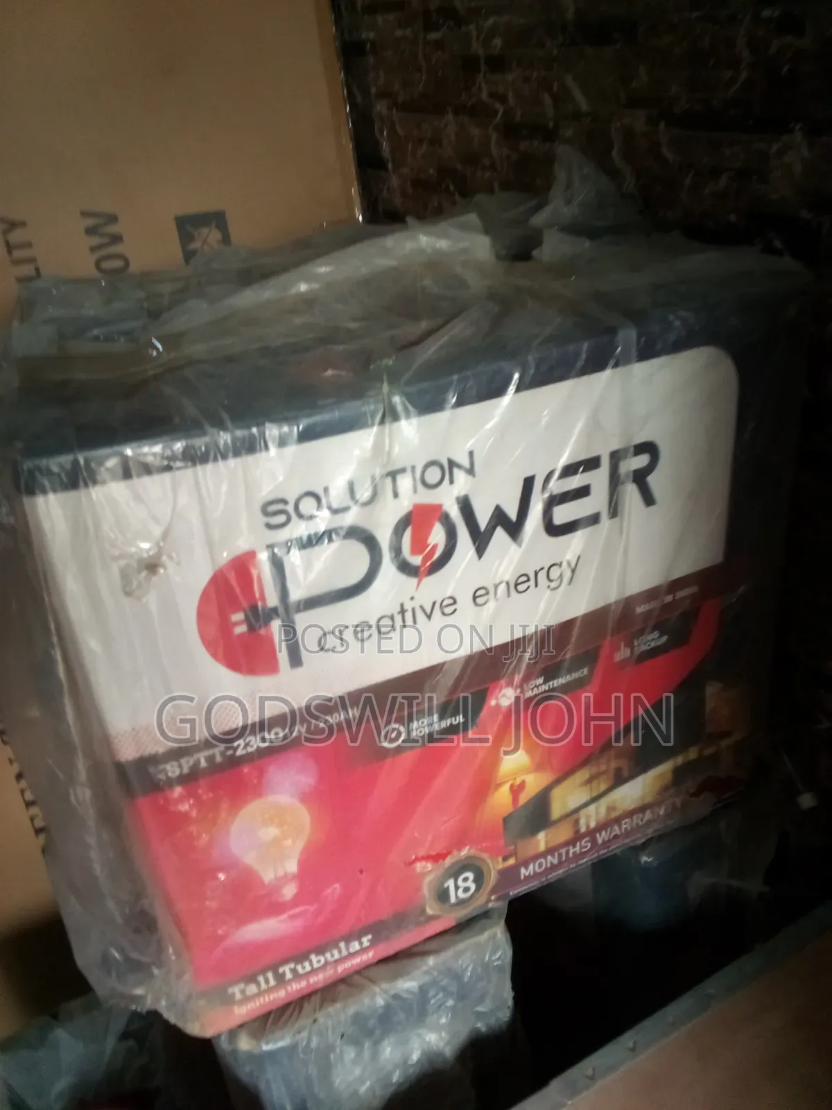 Solution Power Tall Tubular Battery