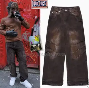 Luxury High Quality Brown Jean