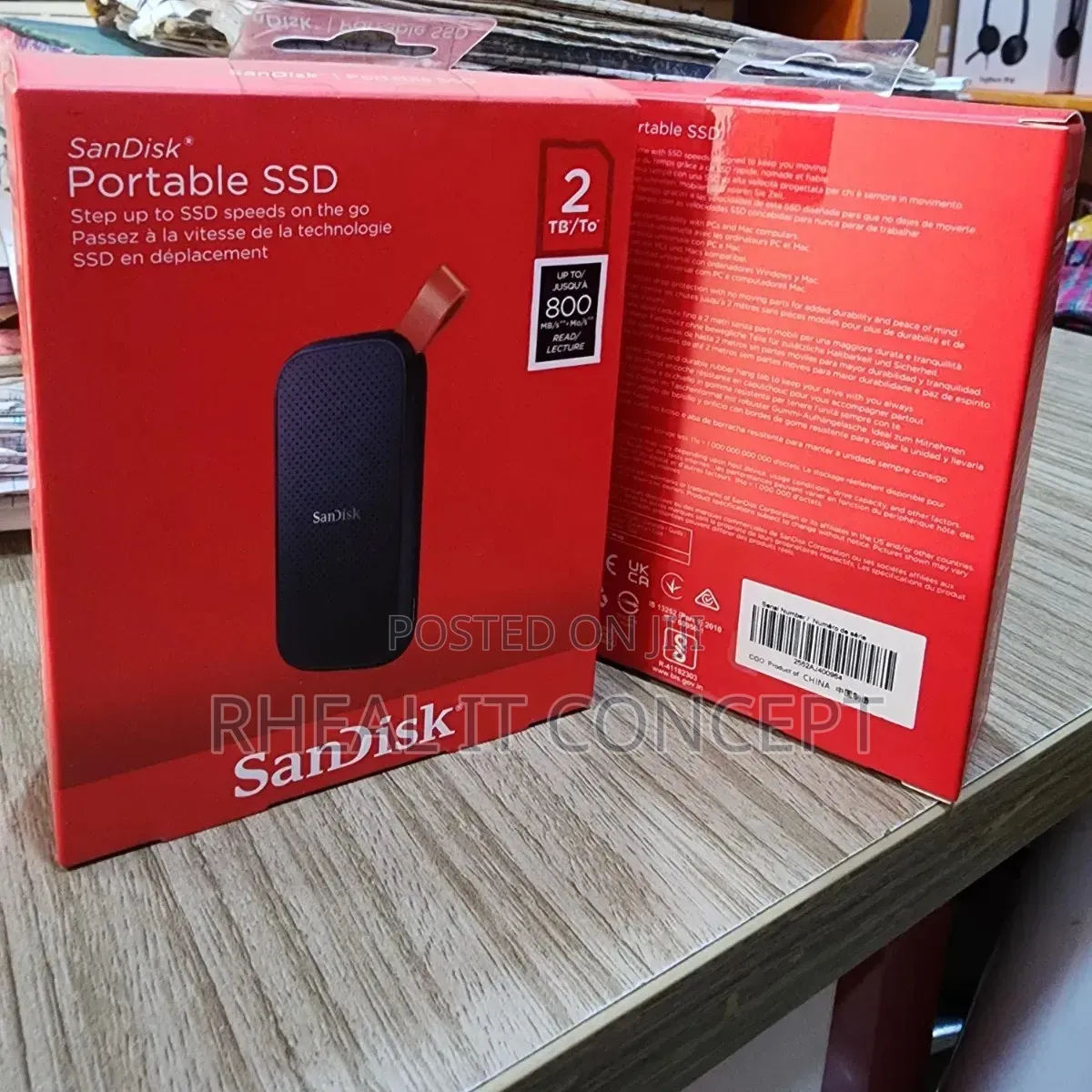 Sandisk Portable SSD 2tb 800mbps