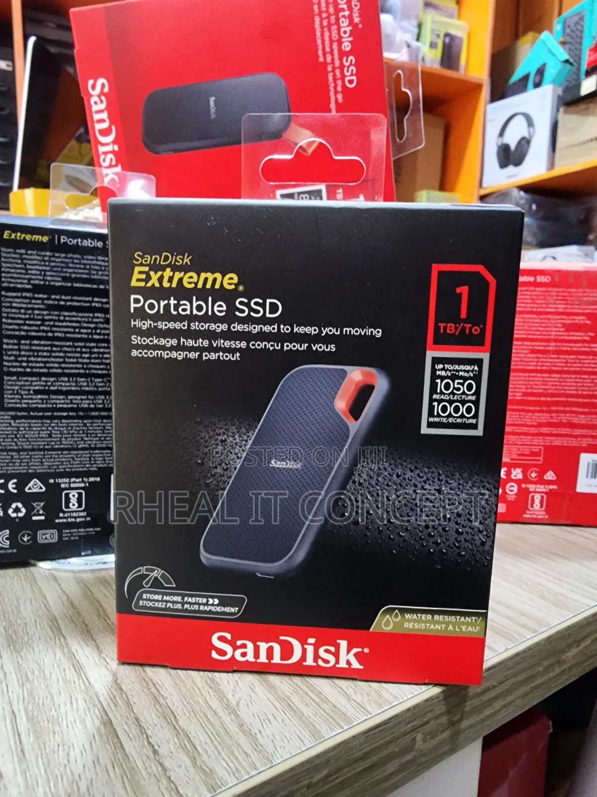 Sandisk Extreme Portable SSD 1tb 1050mbps
