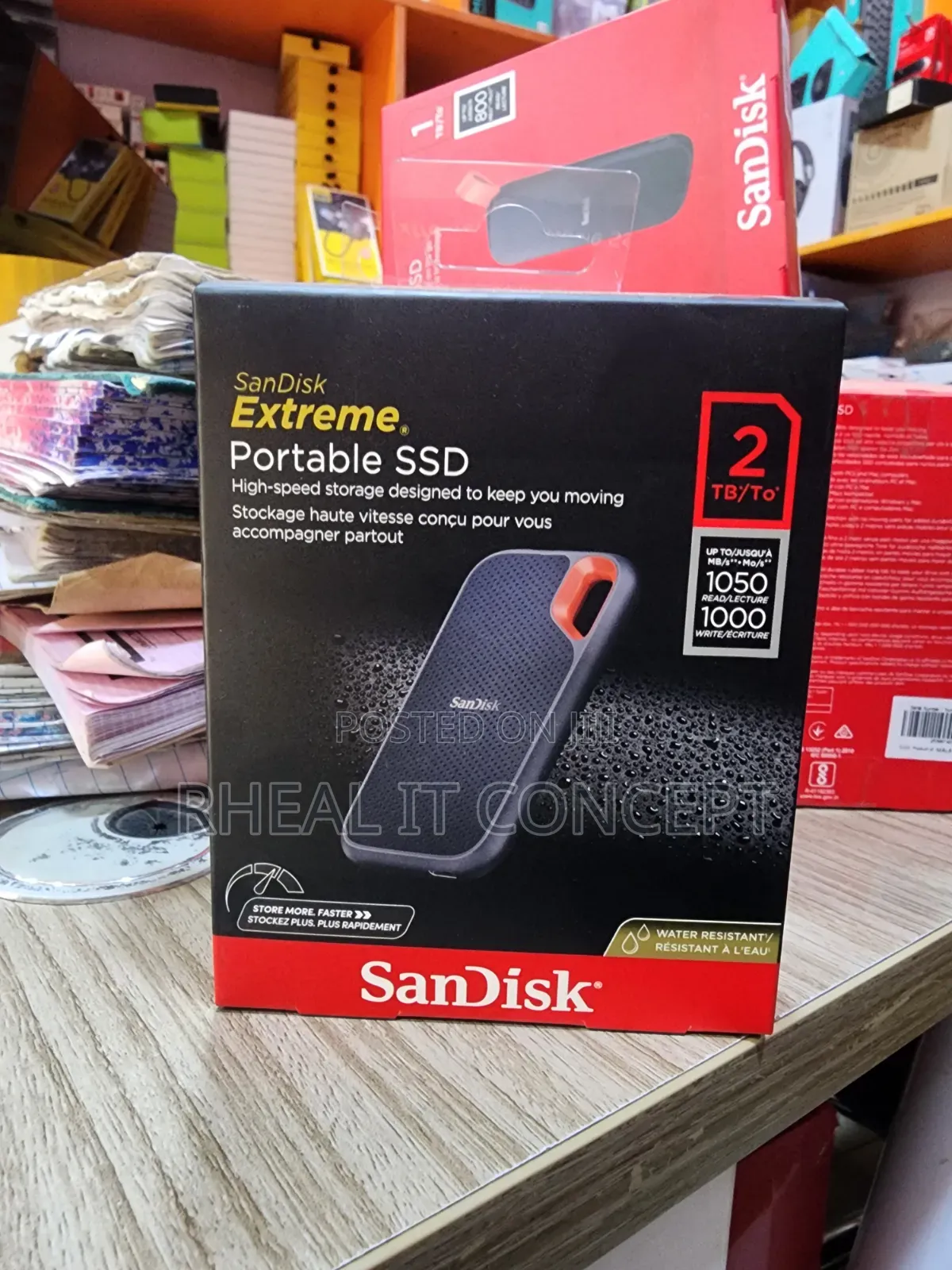 Sandisk Extreme Portable SSD 2tb 1050mbps