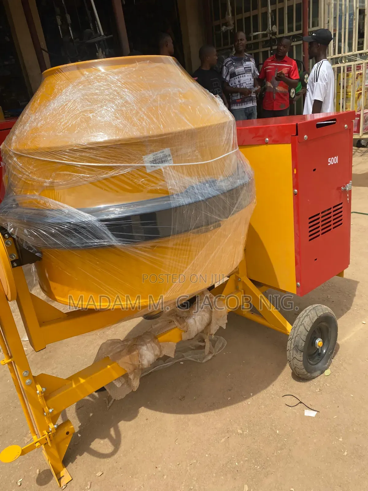 Imported 500l Concrete Mixer With Compactor