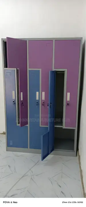 Stuffzy High Quality 6 Doors Metal Lockers