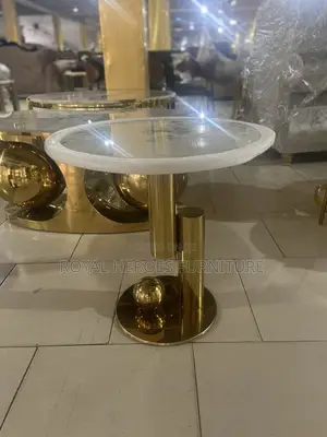 Marble Top Center Table and Stools