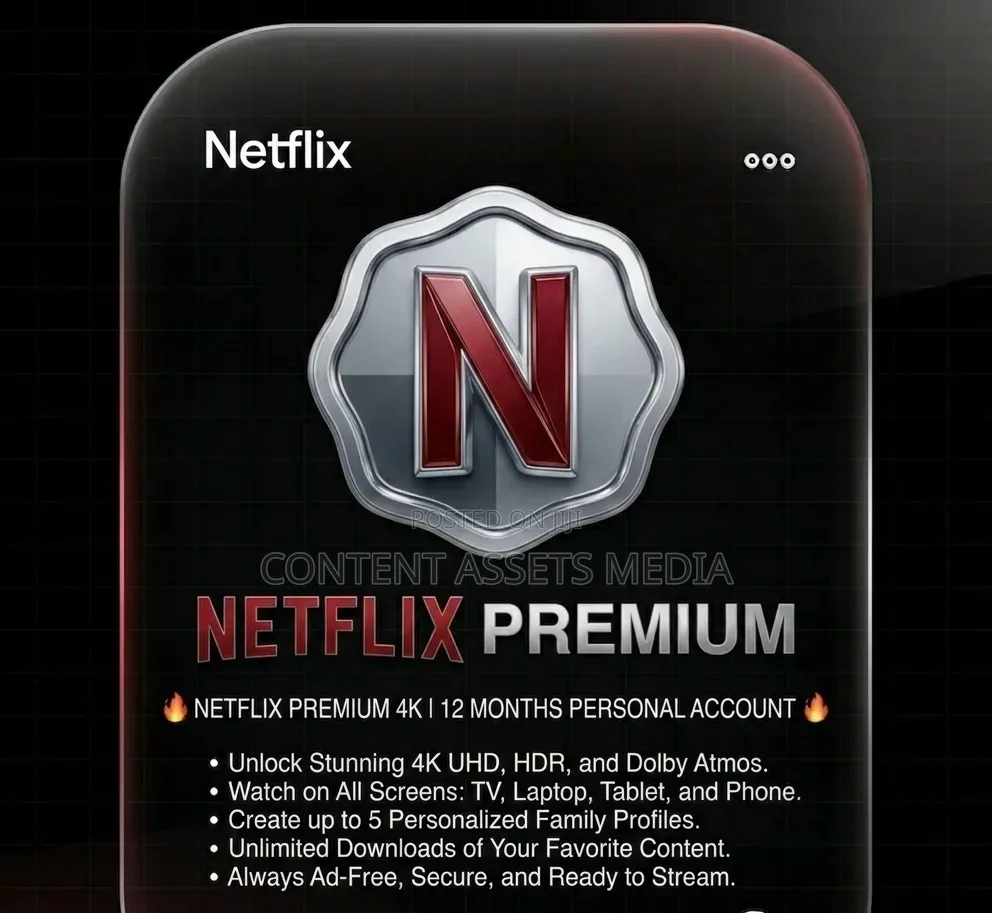 Netflix Premium Private Account (12 Months)