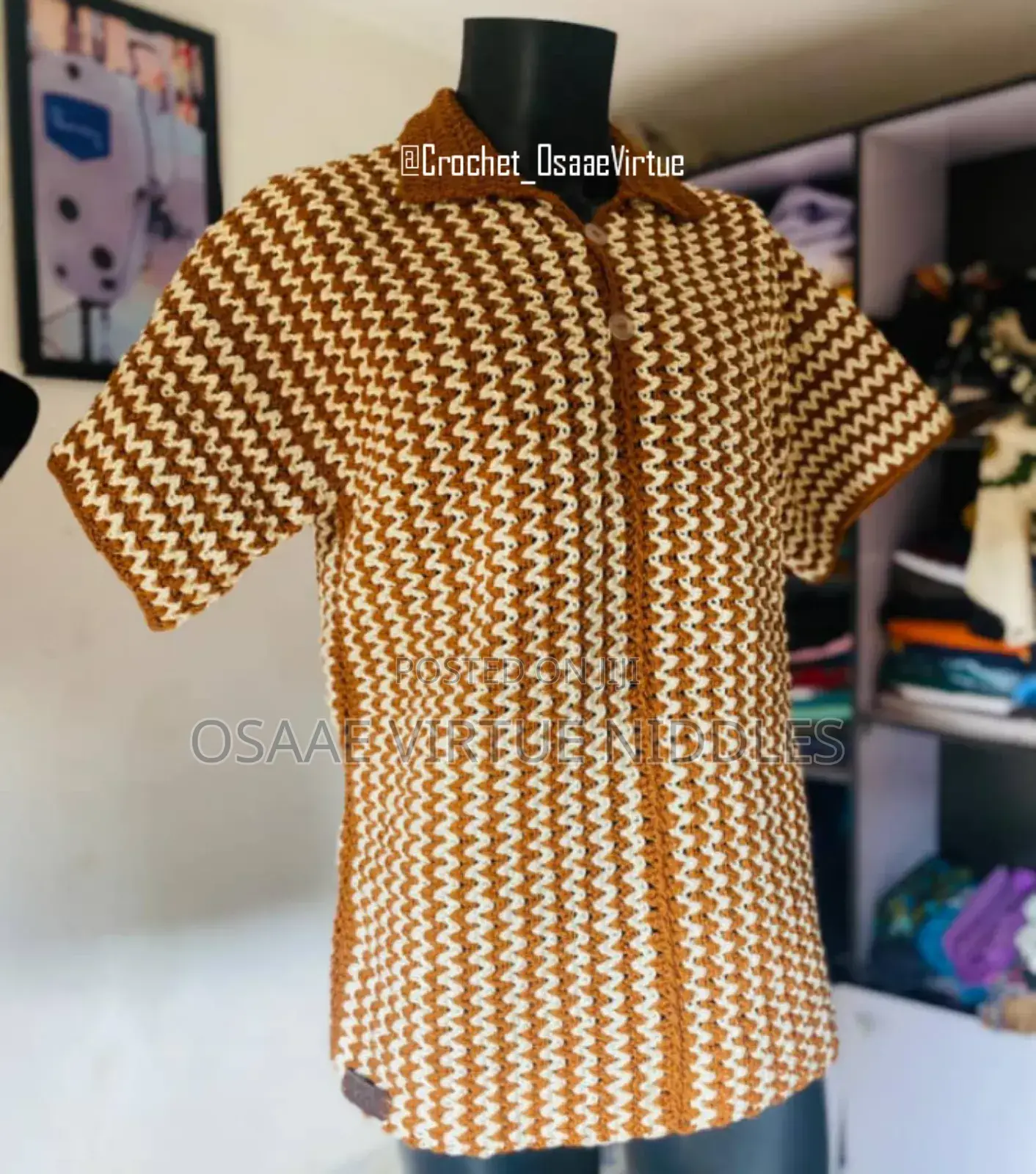 Luxury Crochet T-Shirt