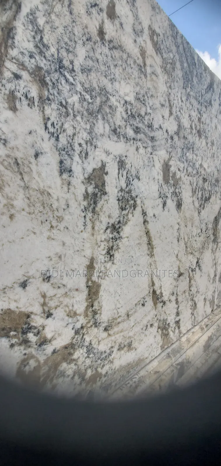 Azul White Granite Slab for Staicase