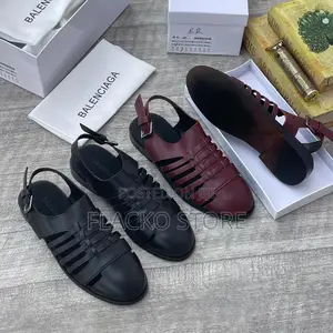 Original Balenciaga Leather Sandals