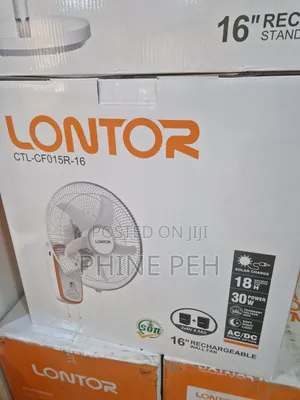 Lontor Rechargeable Wall Fan
