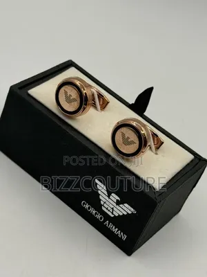 Original Emporio Armani Cufflinks Available in Store