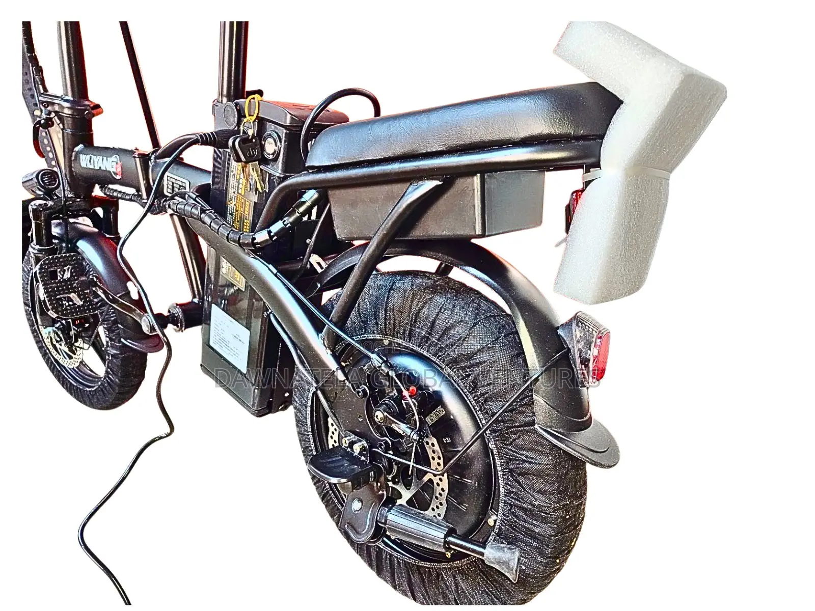 Compact Foldable Electric Bicycle With Battery