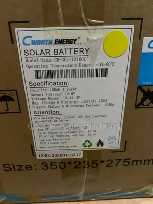 C Worth Lithium Battery 100ah 1.28kwh 12v Available