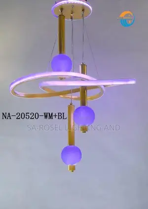 Big Fancy Design Led Droplight With Twisted Ring