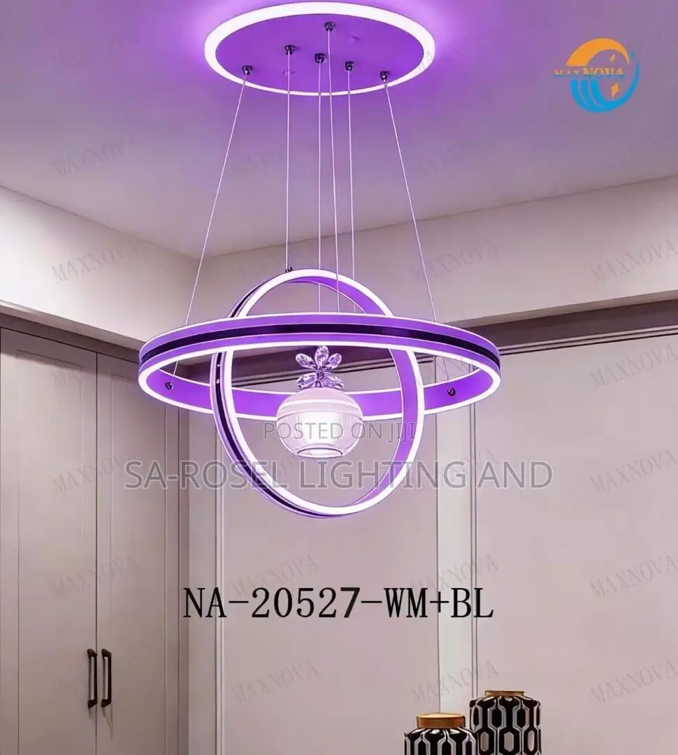 Big Fancy Design Led Droplight With Twisted Ring