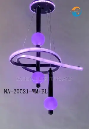 Big Fancy Design Led Droplight With Twisted Ring