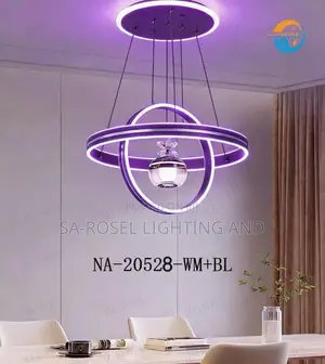 Big Fancy Design Led Droplight With Twisted Ring