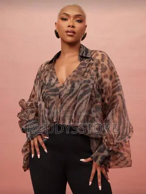 Sheer Organza Bubble Top