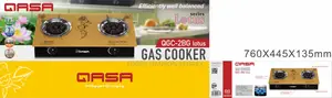 Qasa Glass Top Cooker QGC-2bg Lotus