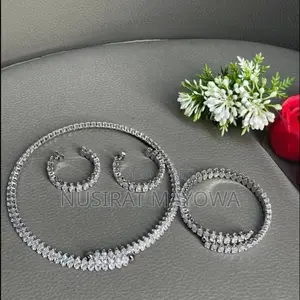 Luxury Iced Crystal Jewelry Set