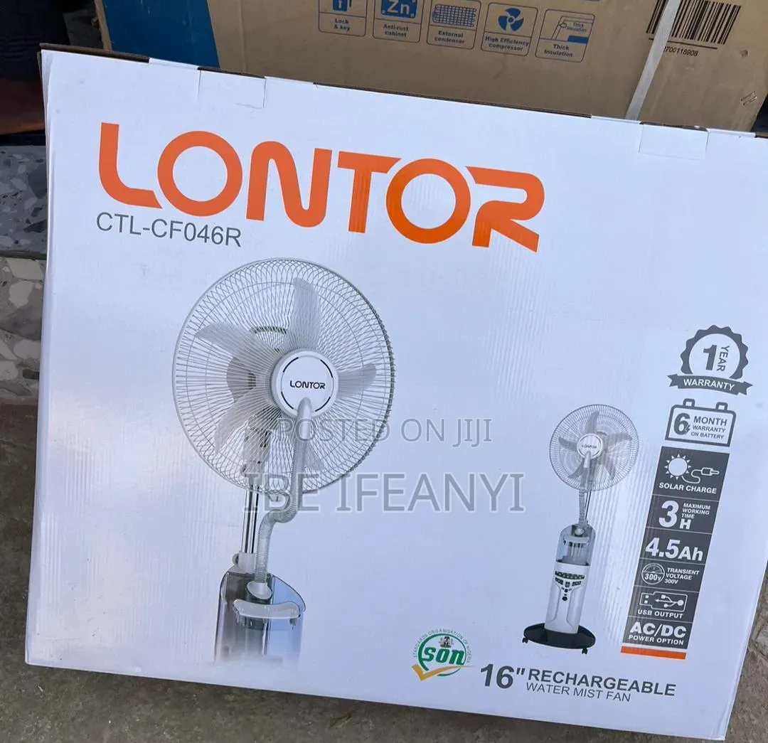 Lontor Water Mist Fan 16inch