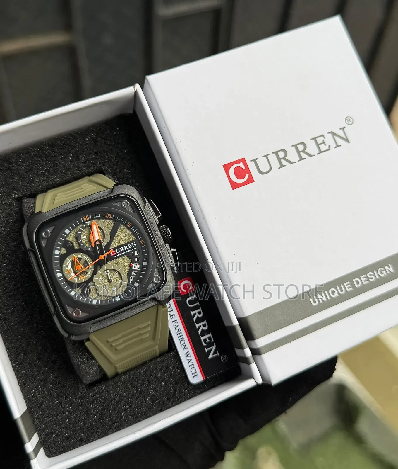 Curren Chronograph Rubber