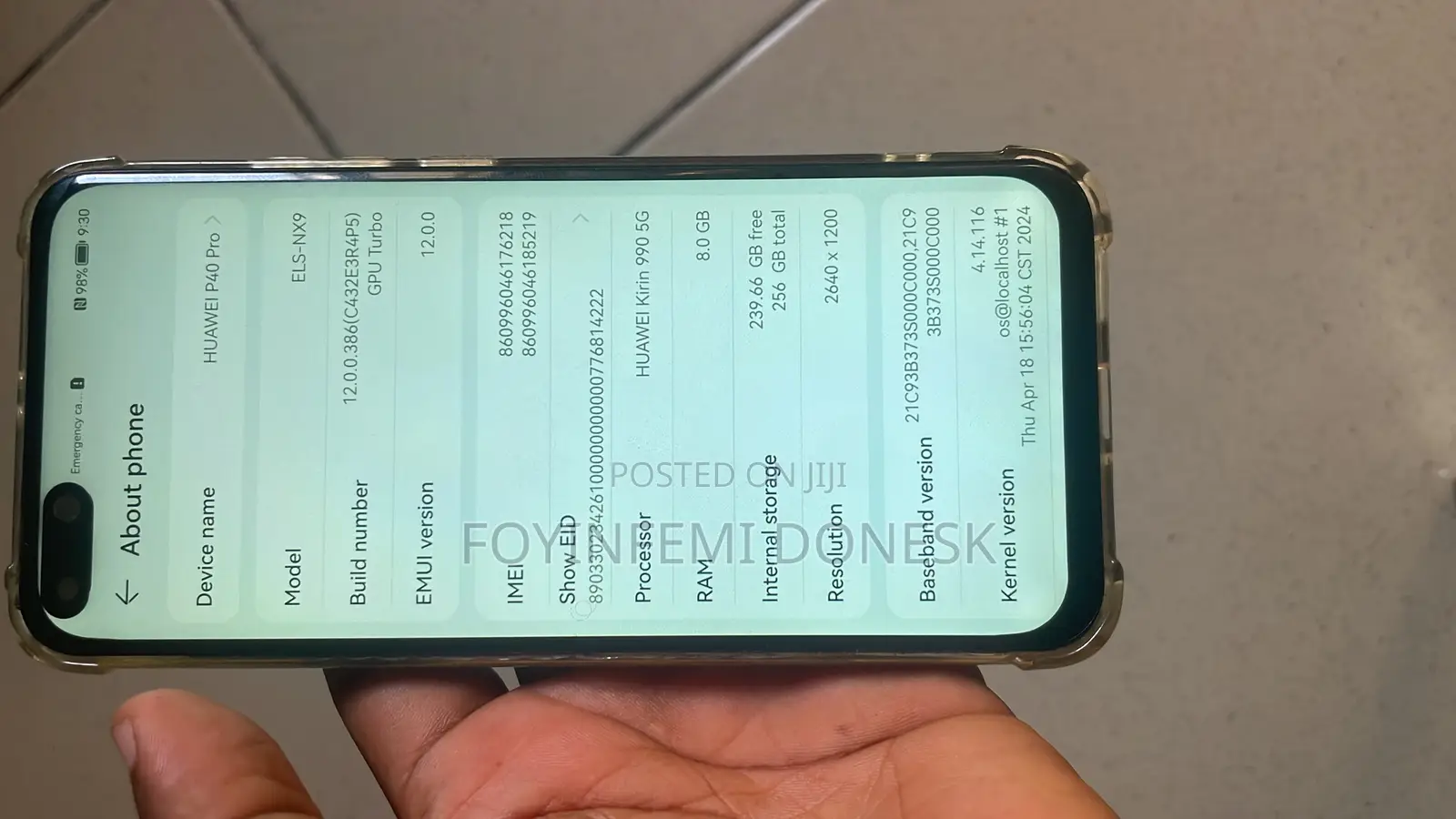 Huawei P40 Pro 256 GB Silver