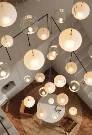 Staircase Chandelier Luxury Cloud Stone Led Ceiling Chandelier