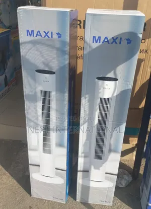 Maxi Tower Fan, Super Cooling, White Colour