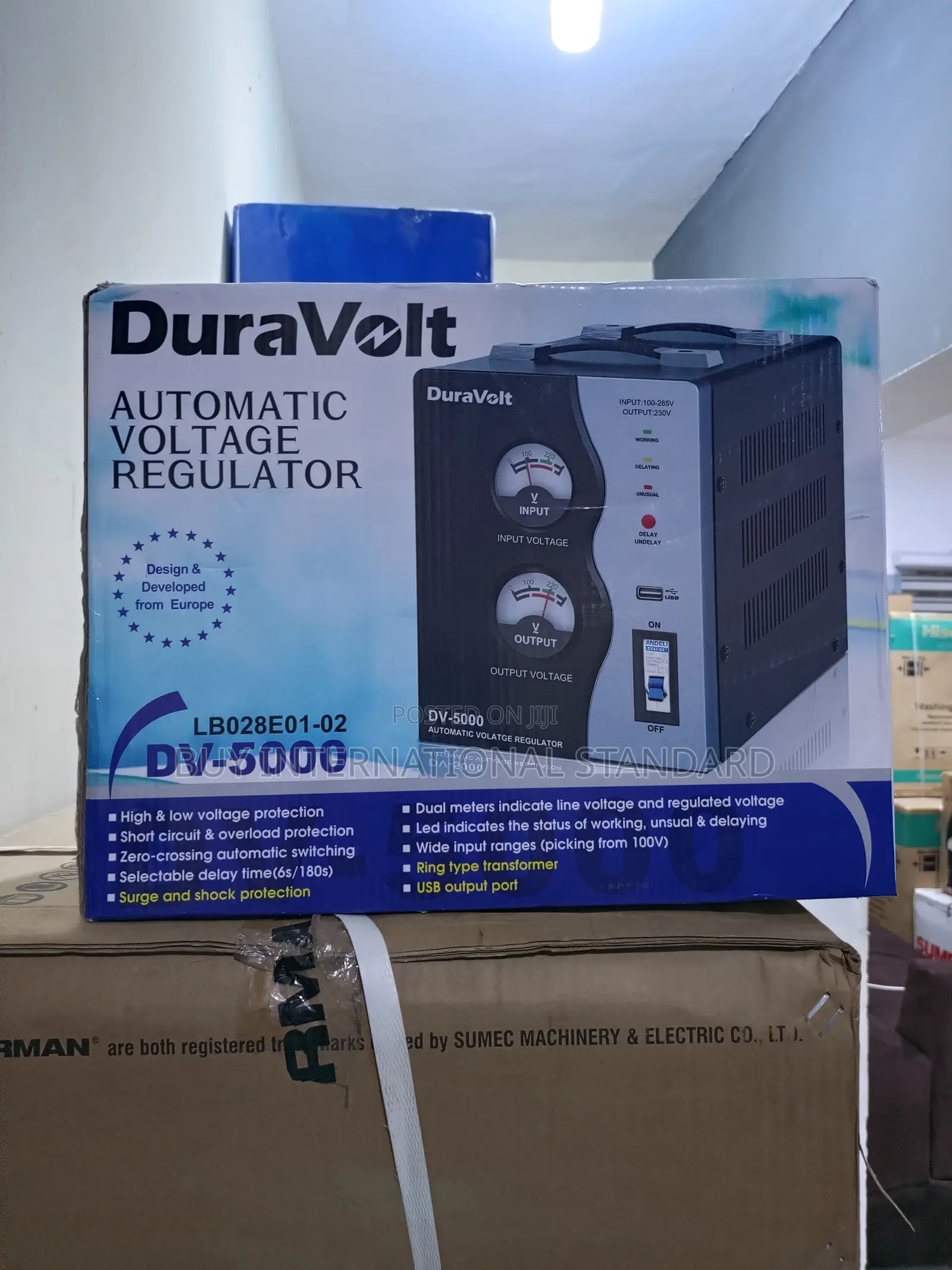 Duravolt 5000w Voltage Regulator for Air Conditioner Systems