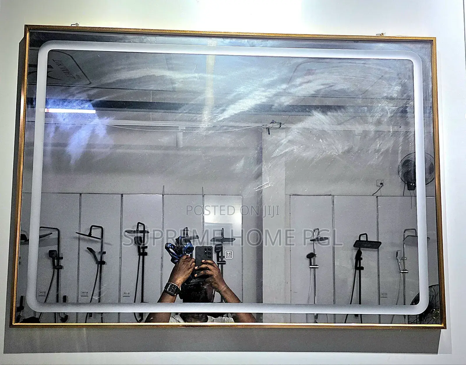 Led Mirror With Frame