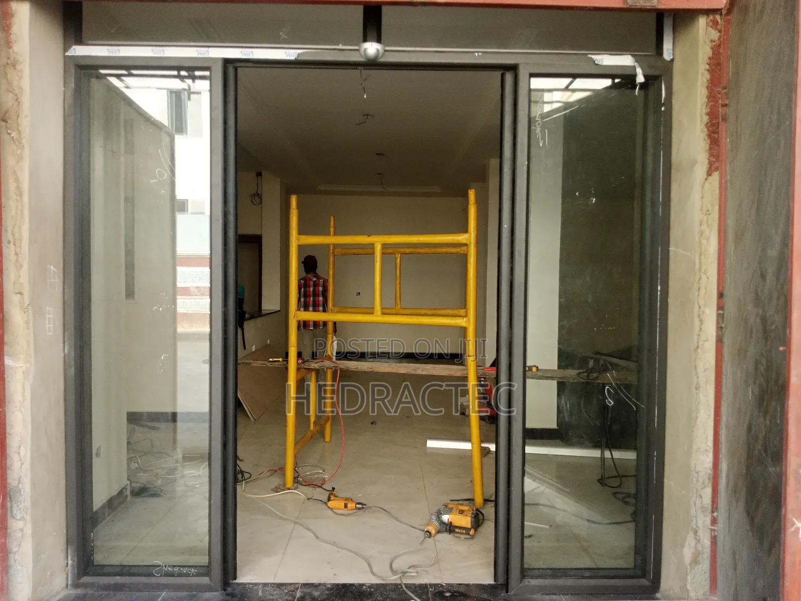 Automatic Sensor Frame Glass Door