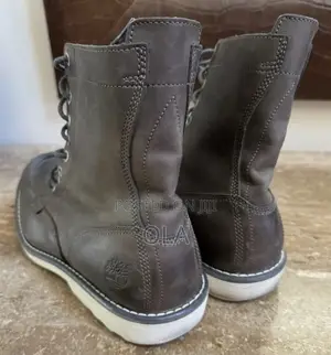 Timberland Earthkeepers Grey Leather Laceup Boots "17582"