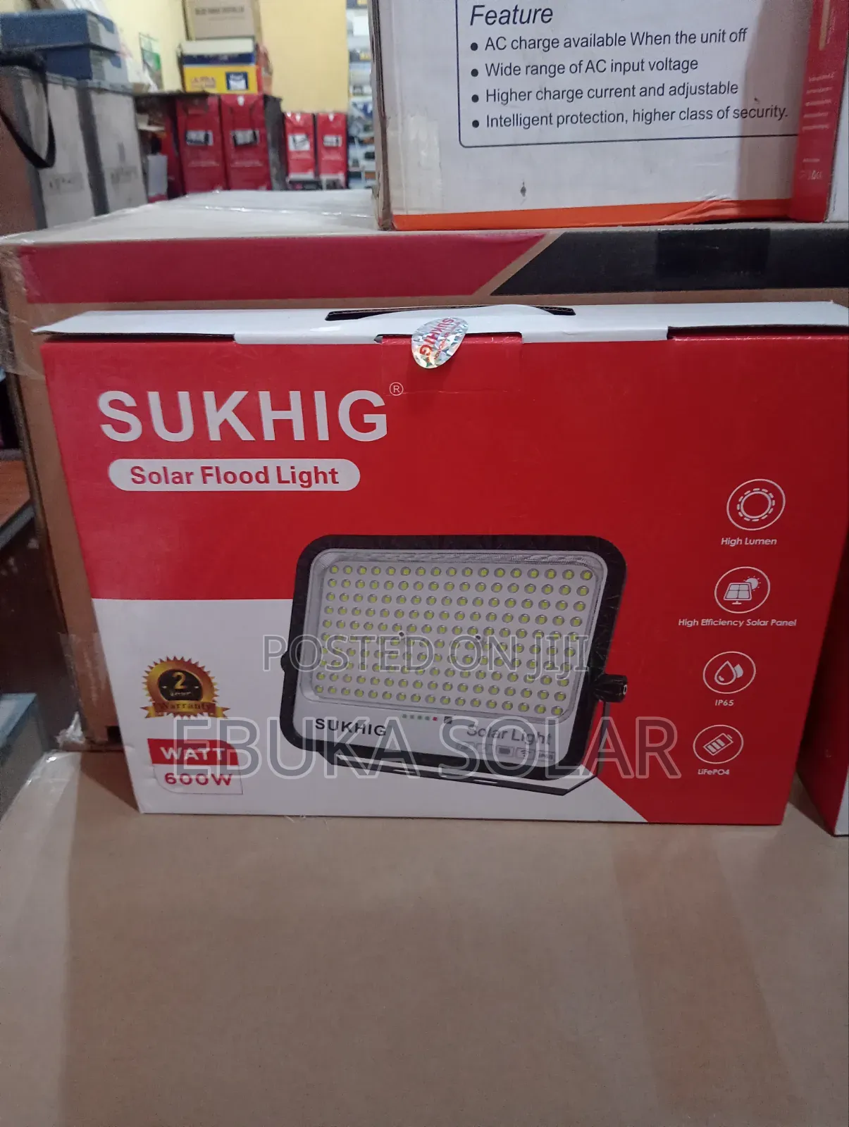 Sukhig Solar Floor Lamp 600watts