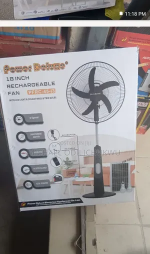 Solar Rechargeable Fan