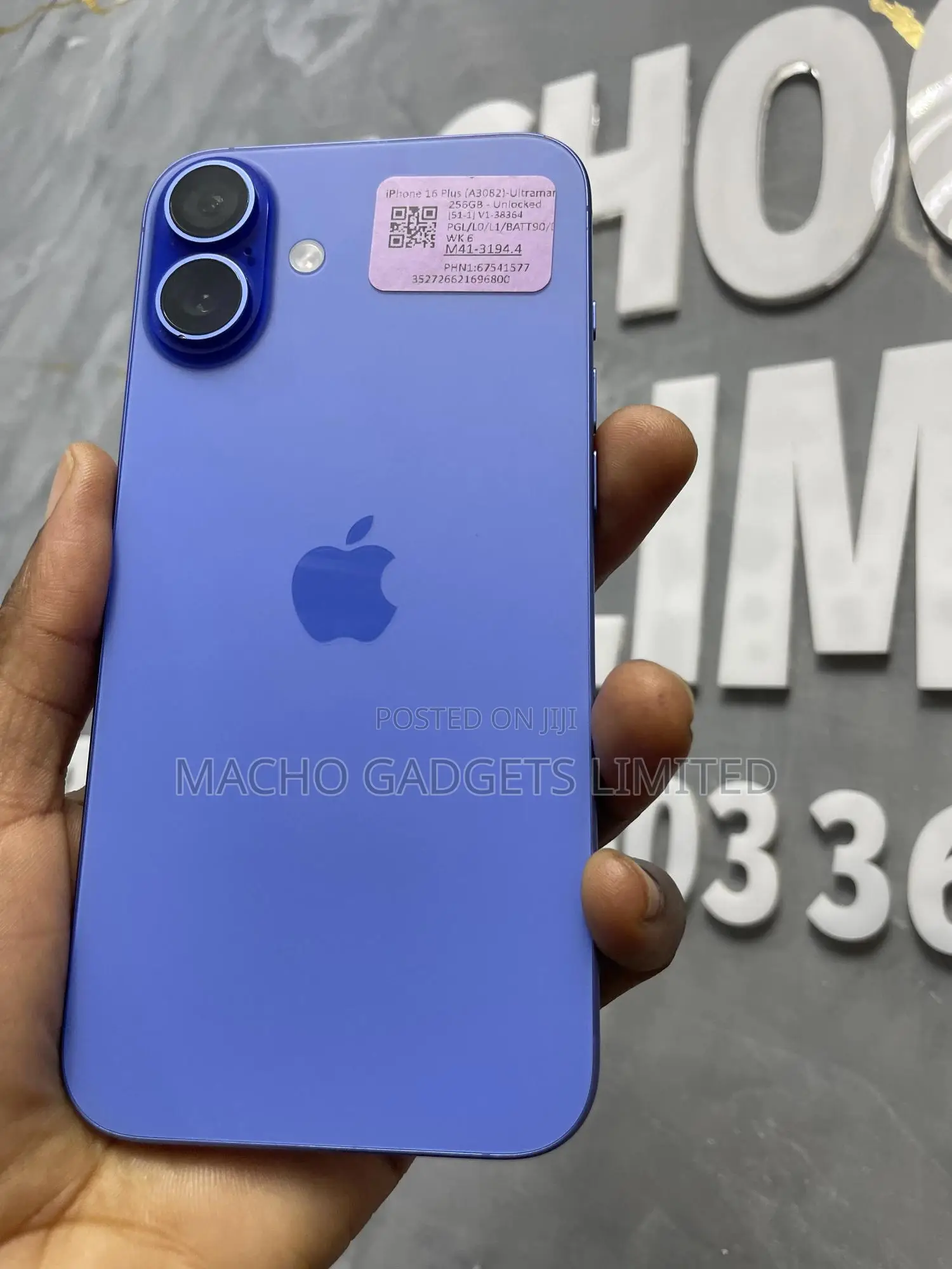 Apple iPhone 16 Plus 256 GB Blue