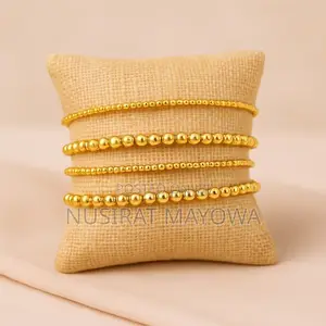 Beaded Gold Bracelet