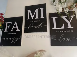 Frameless 3in1 Family Wall Deco