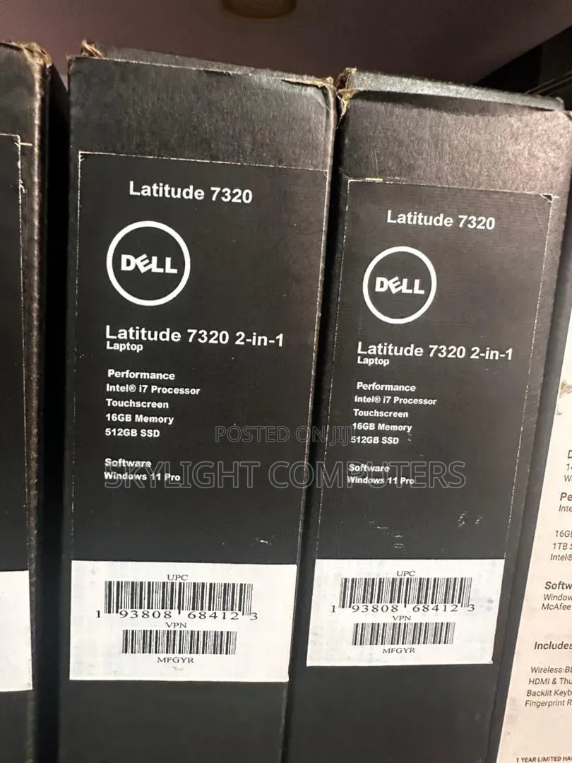 New Laptop Dell Latitude 7320 16GB Intel Core i7 SSD 512GB