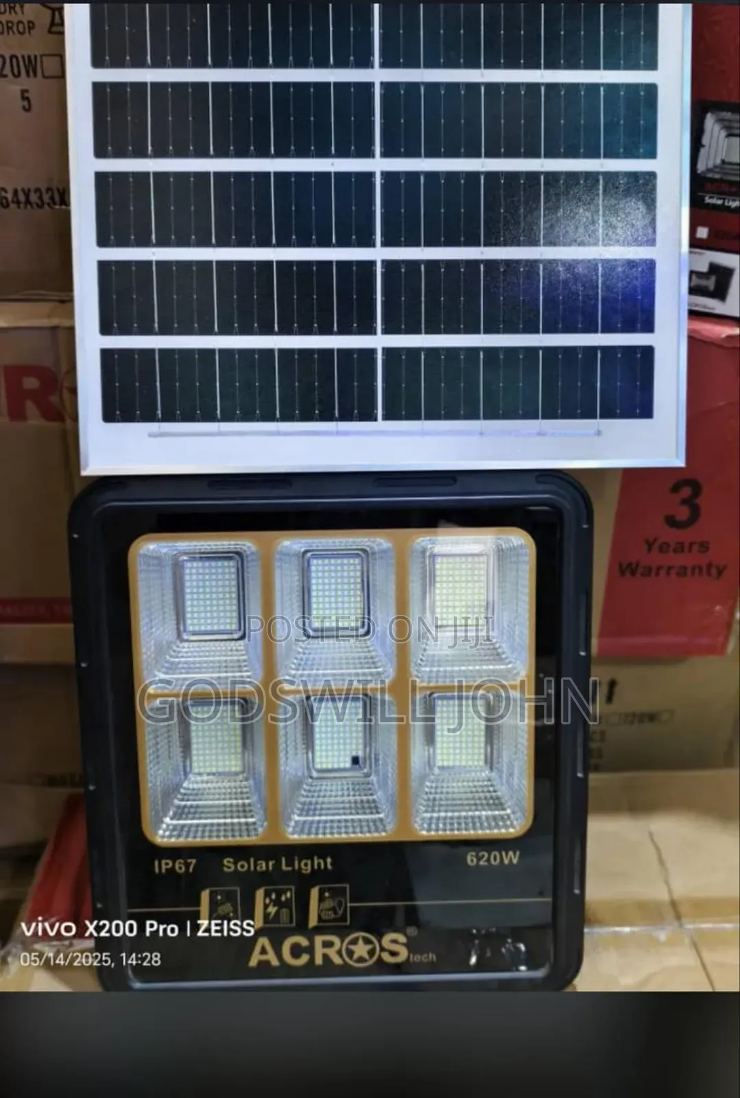 620w Across Solar Flood Light