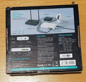 Marsriva Smart Mini Dc Ups 10000mah Router Power Bank