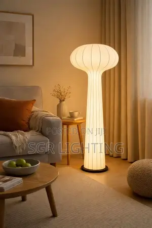 Vintage Balloon Bedroom Silk Led Floor Lamps