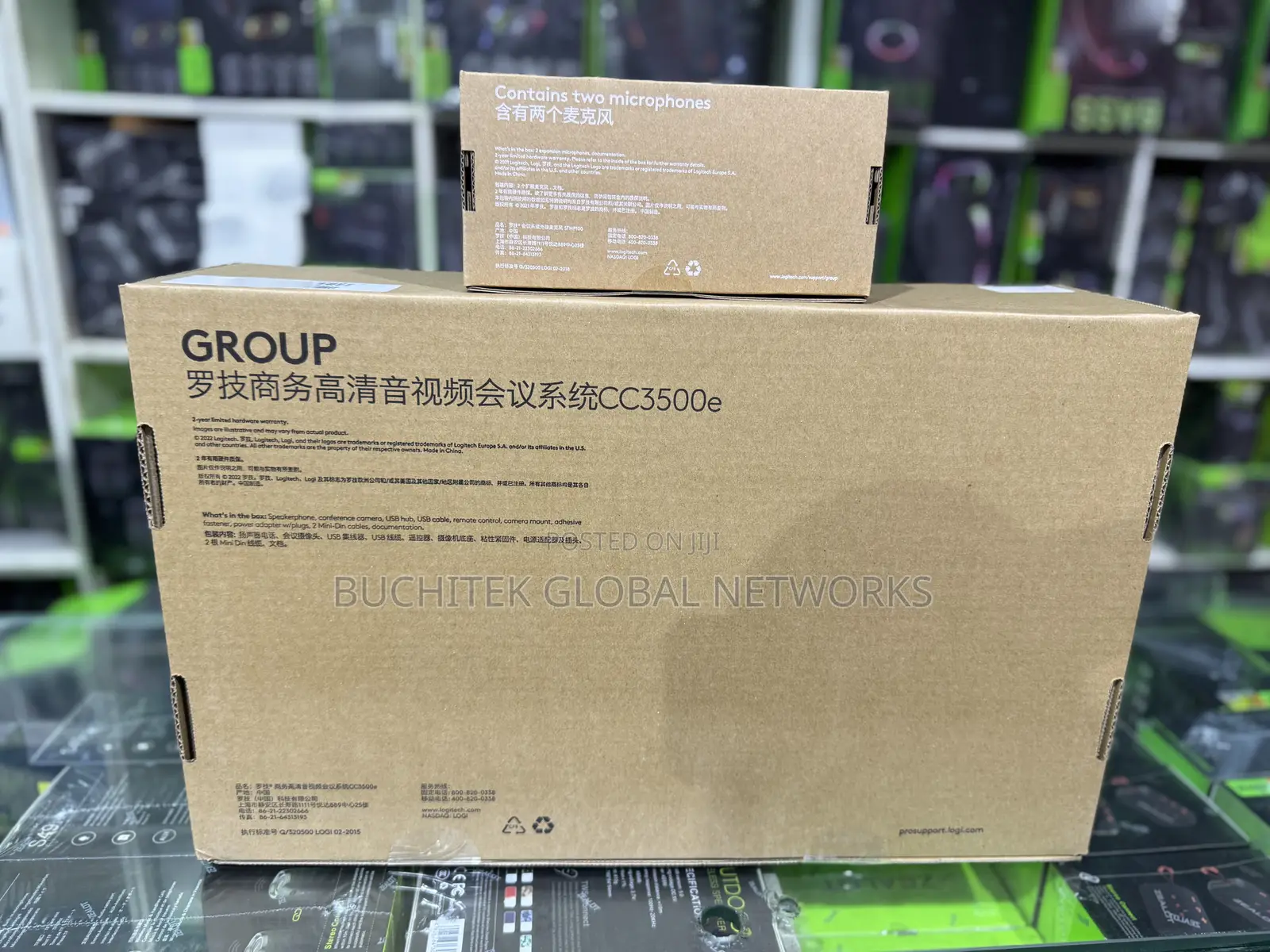 Logitech Group Cc3500e Conference Webcam With Expansion Mic.