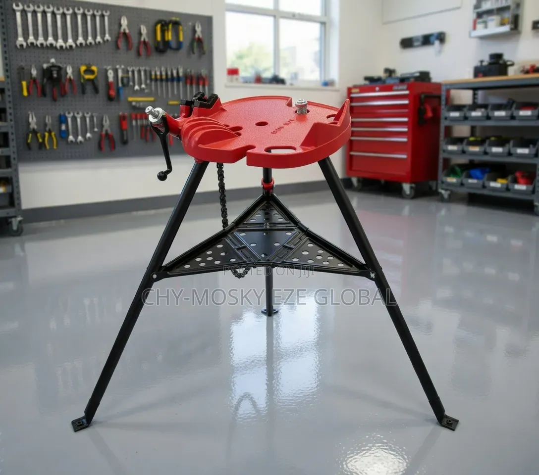 4" Ridgid Vice Hinged Pipe With Stand